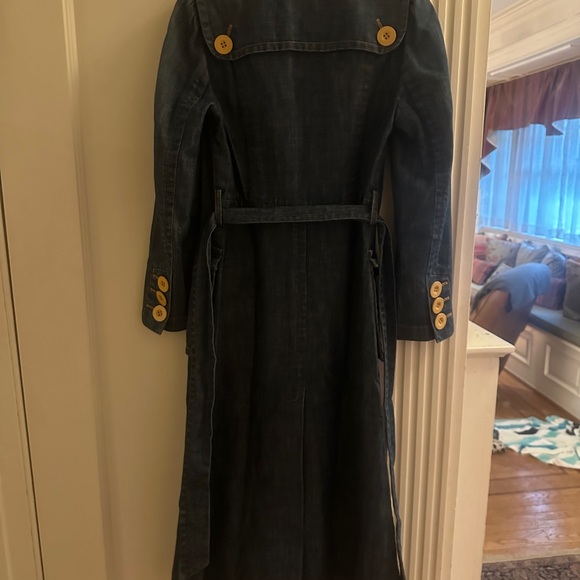 Marc Jacobs Denim (Jean) Trench Coat - Picture 2 of 4